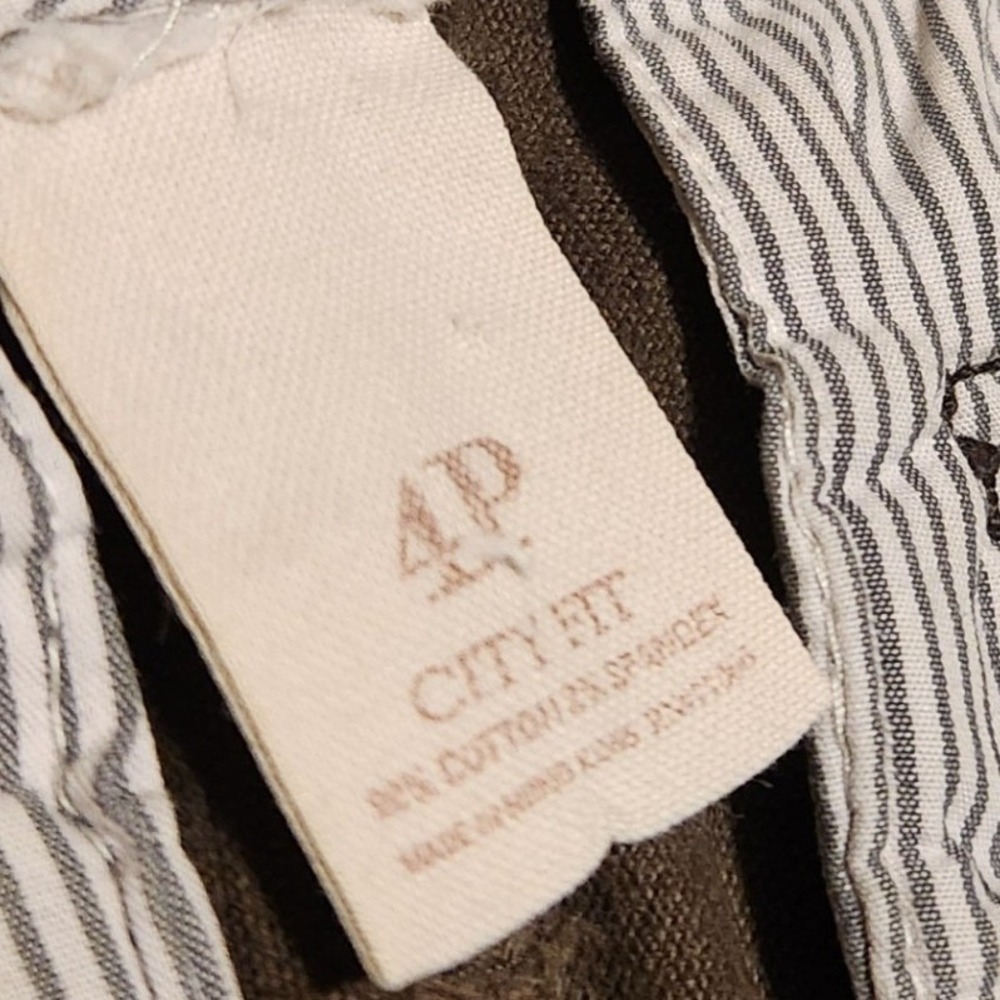 J. Crew Corduroy Pants Womens 4P Brown City Fit Straight Leg 79044 - Picture 6 of 6